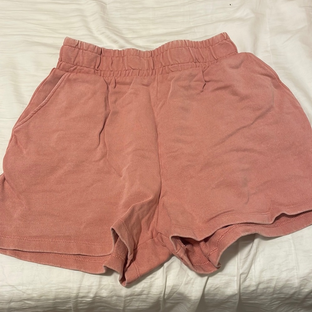 Zara Pink Sweat Shorts